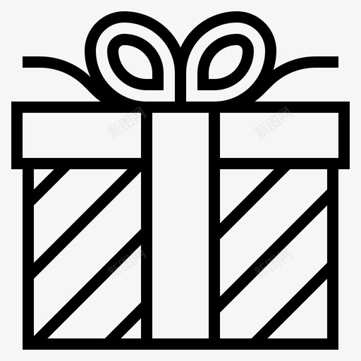 礼物奖品盒子图标svg_新图网 https://ixintu.com 奖品 庆祝 盒子 礼物 祝贺