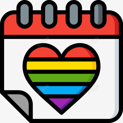 世界骄傲日lgbt6线性颜色图标svg_新图网 https://ixintu.com lgbt 世界 线性 颜色 骄傲