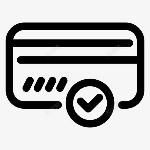 批准付款承兑卡图标svg_新图网 https://ixintu.com 付款 卡卡 批准 承兑