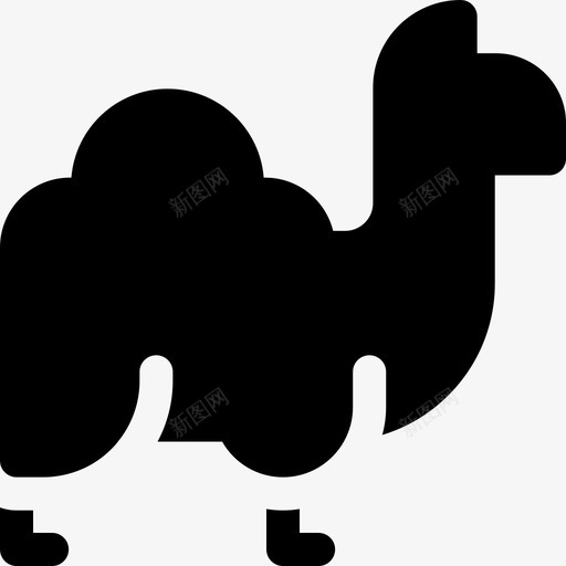 骆驼沙漠31填充图标svg_新图网 https://ixintu.com 填充 沙漠 骆驼