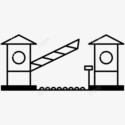 收费亭公路税收图标svg_新图网 https://ixintu.com 公路 收费亭 税收