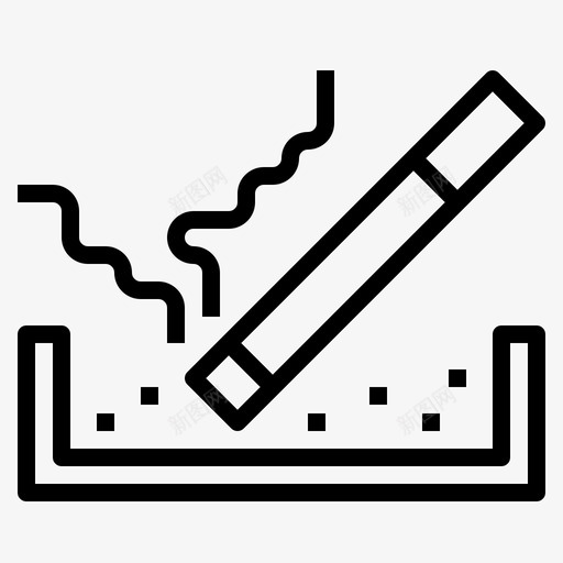 吸烟区允许酒店图标svg_新图网 https://ixintu.com 允许 吸烟区 酒店 限制