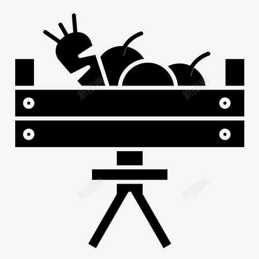 水果篮子水果箱图标svg_新图网 https://ixintu.com 水果 篮子 蔬菜