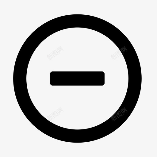 减号删除符号图标集3svg_新图网 https://ixintu.com 减号 删除 图标 符号