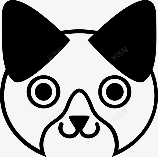 猫可爱小猫图标svg_新图网 https://ixintu.com 可爱 宠物 小猫
