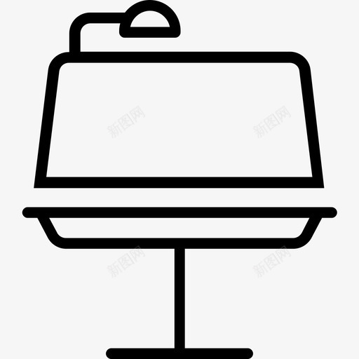 展示架灯展示图标svg_新图网 https://ixintu.com 商务 展示 展示架 桌子 灯展