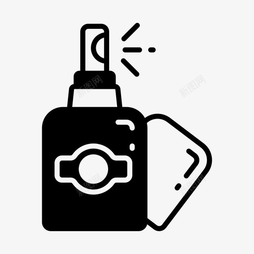 喷雾化妆品女性图标svg_新图网 https://ixintu.com 化妆品 喷雾 女性