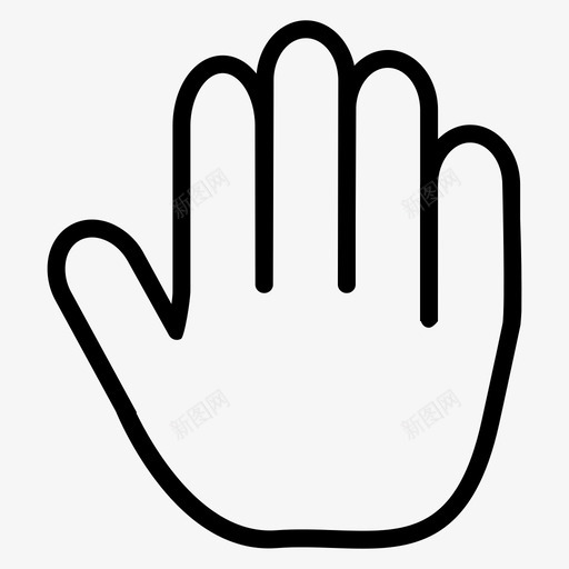 手掌svg_新图网 https://ixintu.com 手掌