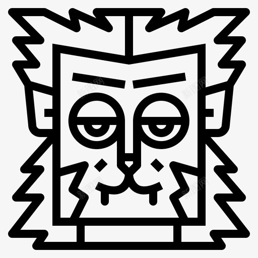狼人动物万圣节图标svg_新图网 https://ixintu.com 万圣节 动物 怪物 狼人 鬼怪
