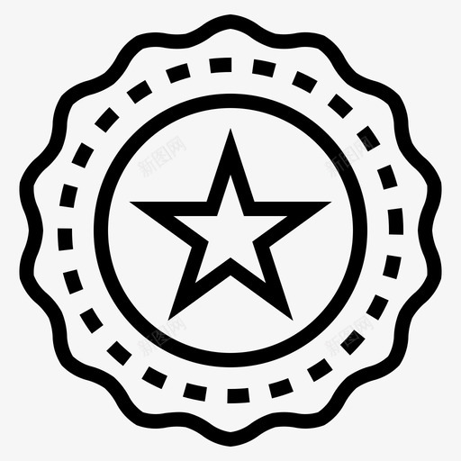 特别徽章电子商务图标svg_新图网 https://ixintu.com 丝带 优惠 徽章 明星 特别 电子商务