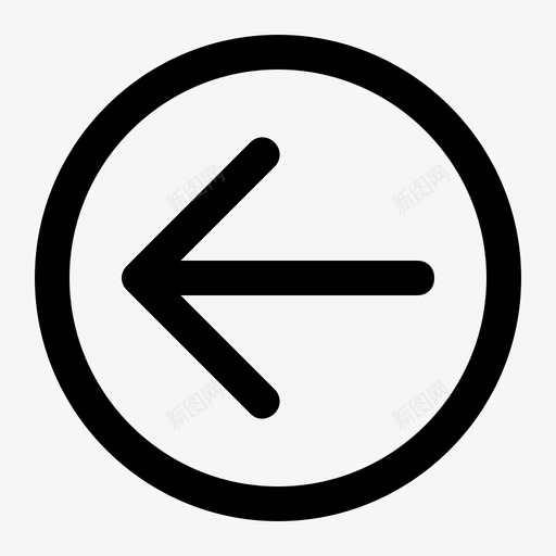 圆形用户界面箭头方向图标svg_新图网 https://ixintu.com ui ux 圆形 形状 方向 用户界面 箭头