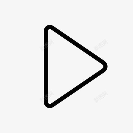 播放音乐暂停图标svg_新图网 https://ixintu.com 多媒体 影音 播放 播放器 暂停 线路 视频 音乐