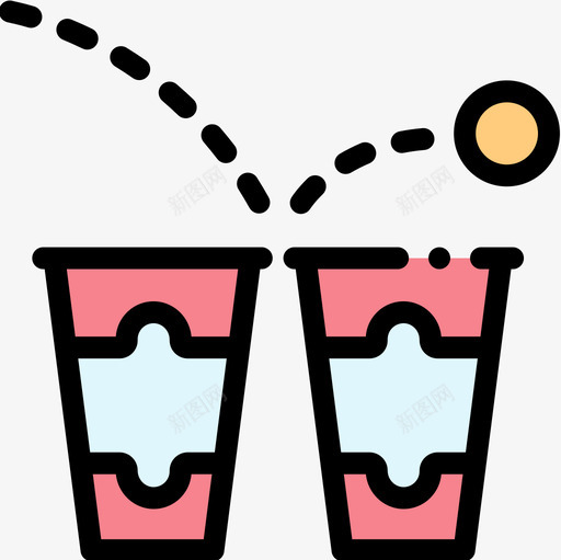 啤酒杯派对和庆祝17线性颜色图标svg_新图网 https://ixintu.com 啤酒杯 庆祝 派对 线性 颜色