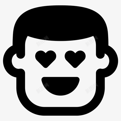 心惊人恋爱中图标svg_新图网 https://ixintu.com 恋爱 情人 情感 惊人 感人