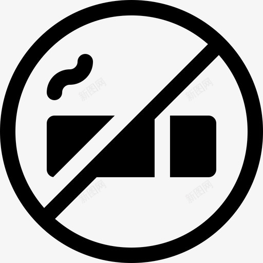 禁止吸烟健康44已满图标svg_新图网 https://ixintu.com 健康 吸烟 已满 禁止