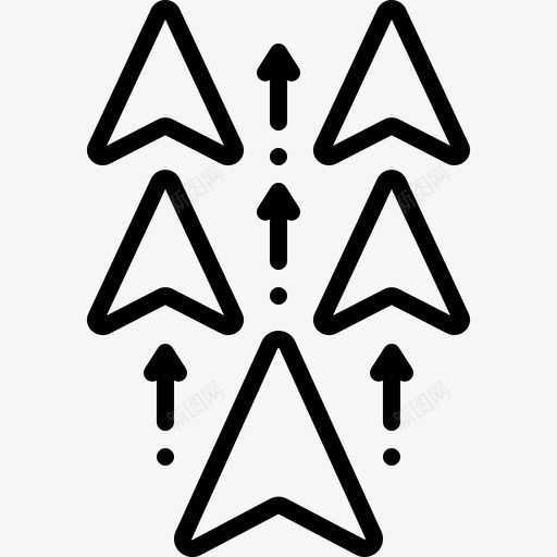超越箭成长图标svg_新图网 https://ixintu.com 成长 超越 飞涨
