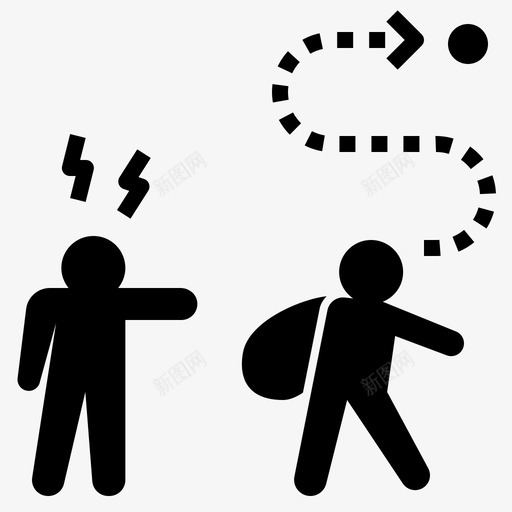 驱逐开火净化图标svg_新图网 https://ixintu.com 全球 净化 危机 开火 难民 雕文 驱逐