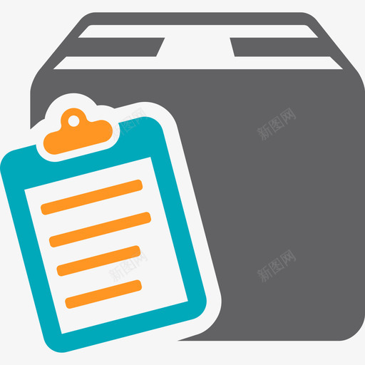 货物记录svg_新图网 https://ixintu.com 货物记录 扁平 多色 简约 精美 物流 箱子
