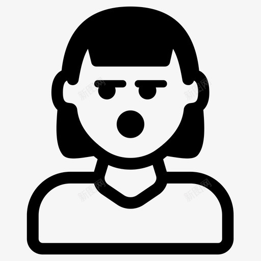 心烦情绪化恼怒图标svg_新图网 https://ixintu.com 心烦 恼怒 情绪化 消极