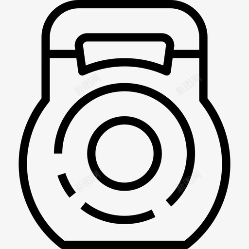 壶铃54号健身房直线型图标svg_新图网 https://ixintu.com 54号 健身房 壶铃 直线 线型