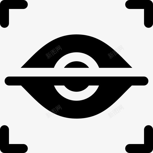 眼部扫描仪防护安全9填充图标svg_新图网 https://ixintu.com 填充 安全 扫描仪 眼部 防护