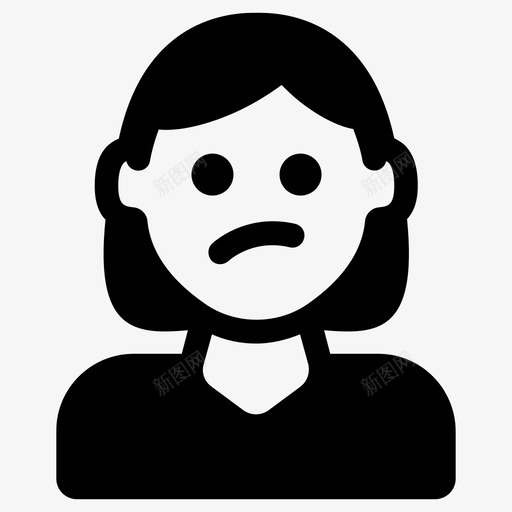 恼怒无聊表情图标svg_新图网 https://ixintu.com 恼怒 情绪 情绪化 无聊 烦躁 表情