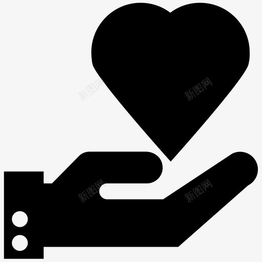 喜欢心在手喜欢手势图标svg_新图网 https://ixintu.com 响应 喜欢 图标 在手 手势 用户界面
