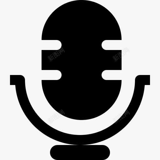 广播用复古话筒广播电子图标svg_新图网 https://ixintu.com 图标 复古 外设 多媒体 实心 广播 电子 话筒 语音 麦克风