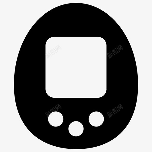 tamagotchi控制台游戏图标svg_新图网 https://ixintu.com tamagotchi 实心 控制台 游戏