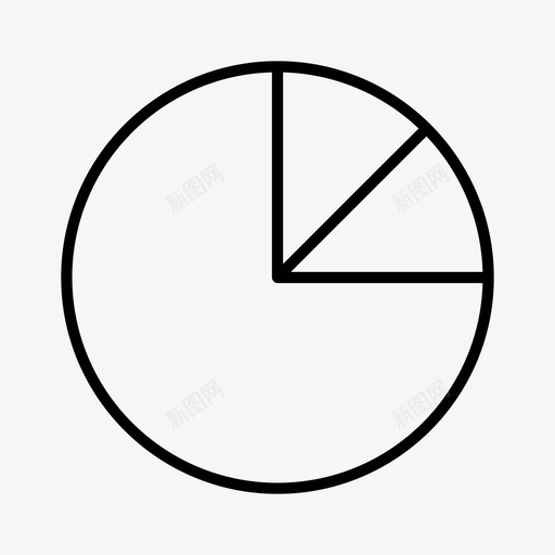 饼图财务图形图标svg_新图网 https://ixintu.com 图形 精简 统计 营销 财务 银行 饼图