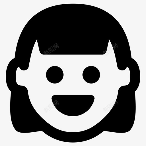 表情符号脸快乐图标svg_新图网 https://ixintu.com 快乐 情人 笑脸 符号 表情