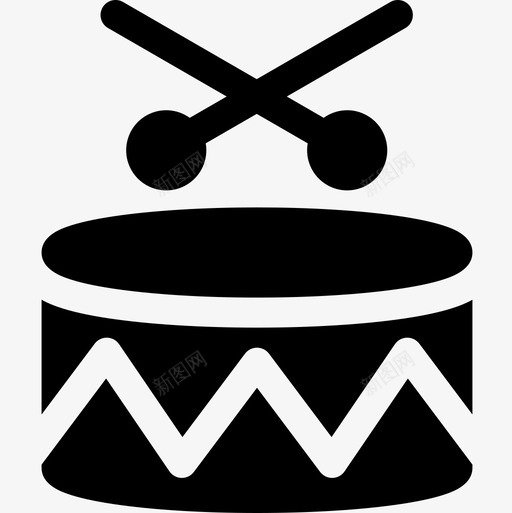 鼓游乐园36号填充图标svg_新图网 https://ixintu.com 36号 填充 游乐园
