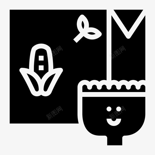 谷类食品早餐谷物图标svg_新图网 https://ixintu.com 健康 固体 早餐 烘焙 谷物 谷类 食品