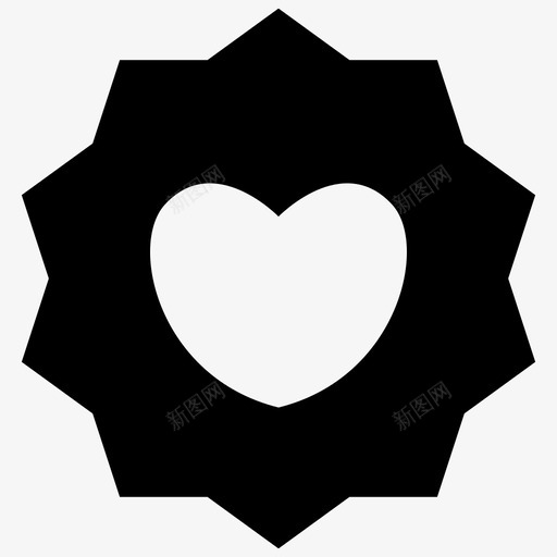 爱贴纸最爱标签图标svg_新图网 https://ixintu.com 最爱 标签 购物 贴纸 部分