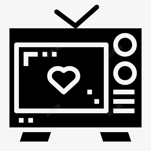 电影娱乐浪漫图标svg_新图网 https://ixintu.com 娱乐 浪漫 电影 电视 蜜月