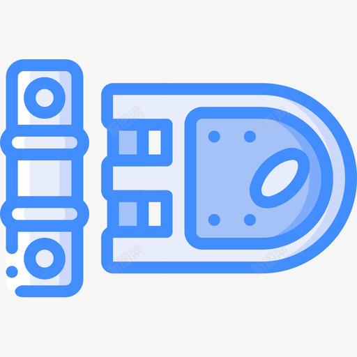 门锁五金件4蓝色图标svg_新图网 https://ixintu.com 五金件 蓝色 门锁