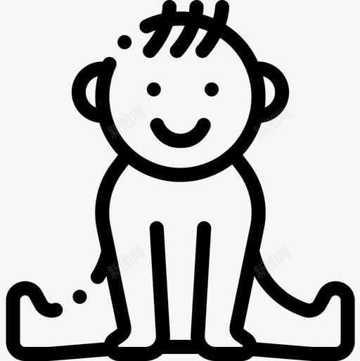 男婴16岁婴儿淋浴直系图标svg_新图网 https://ixintu.com 婴儿 淋浴 男婴 直系