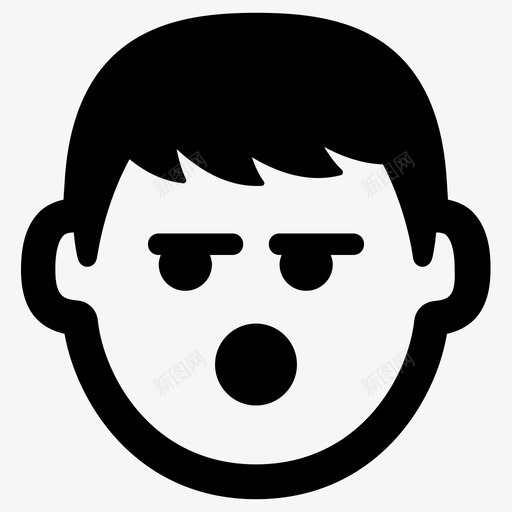 烦恼无聊情绪化图标svg_新图网 https://ixintu.com 情绪化 无聊 烦恼 疲惫 笑脸