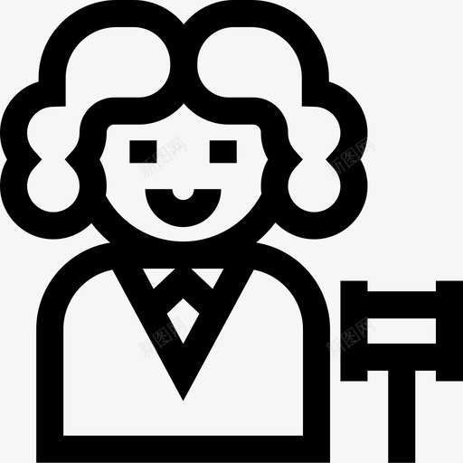 法官工作和职业5直系图标svg_新图网 https://ixintu.com 工作 法官 直系 职业