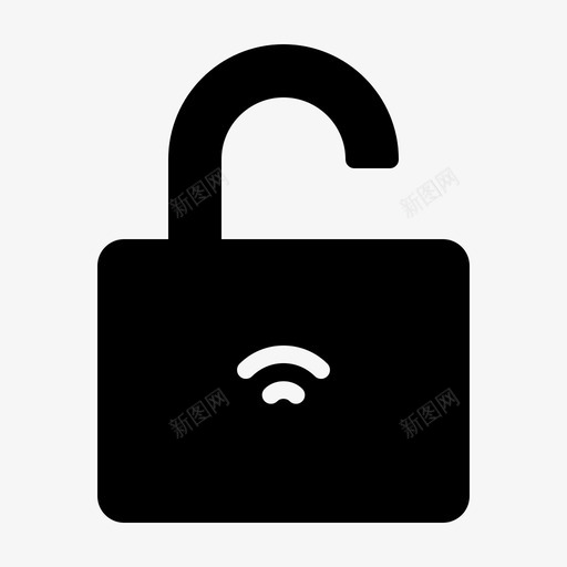 解锁无线设备硬件图标svg_新图网 https://ixintu.com 字形 无线 智能 智能网 硬件 网络 联网 解锁 设备