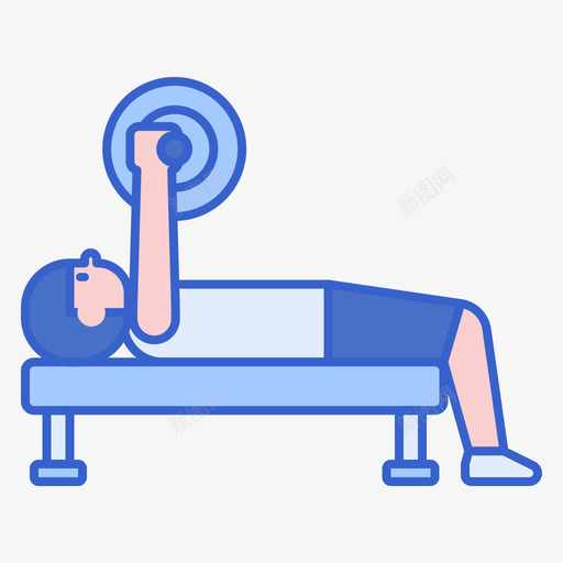 健美美式足球线条色彩图标svg_新图网 https://ixintu.com 健美 线条 美式 色彩 足球