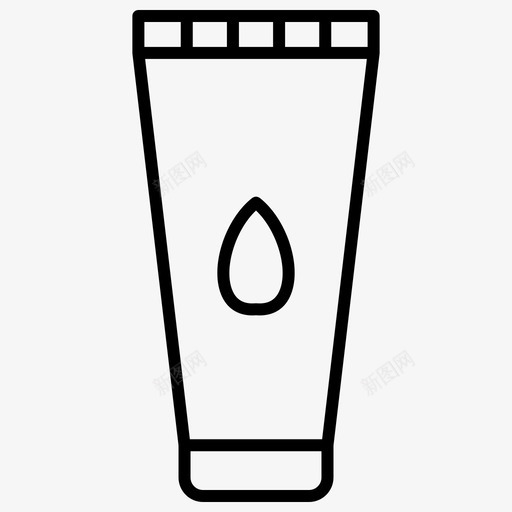 牙膏奶油凝胶图标svg_新图网 https://ixintu.com 凝胶 奶油 时装 服装 牙膏