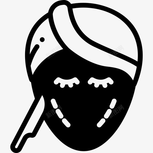 面部整形手术41填充图标svg_新图网 https://ixintu.com 填充 手术 整形 面部