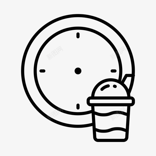 交货时间饮料产品图标svg_新图网 https://ixintu.com 交货 产品 图标 时间 饮料