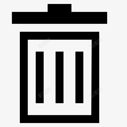 垃圾删除巴哈马图标svg_新图网 https://ixintu.com 删除 垃圾 巴哈马
