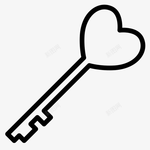 关键的爱情侣忠诚图标svg_新图网 https://ixintu.com 关键 忠诚 情人节 情侣 爱情