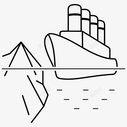 泰坦尼克号命运不可逆转图标svg_新图网 https://ixintu.com 不可逆转 傲慢 命运 必然 泰坦尼克号 迫在眉睫
