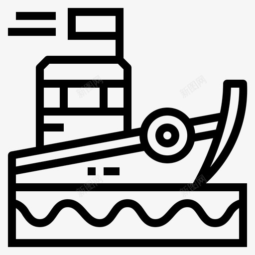 船运输旅行图标svg_新图网 https://ixintu.com 旅行 泰国 运输