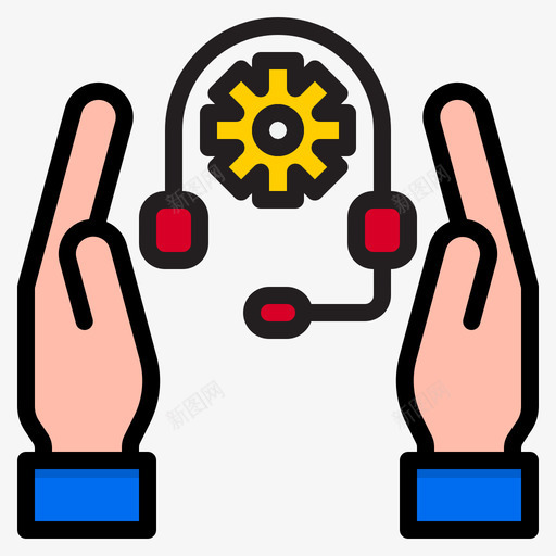 支持联系我们61线性颜色图标svg_新图网 https://ixintu.com 我们 支持 线性 联系 颜色