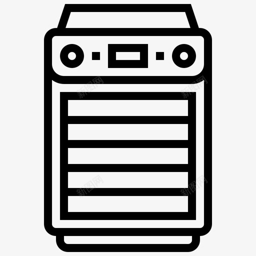 空气净化器电器家用电器图标svg_新图网 https://ixintu.com 净化器 家用电器 电器 空气 空气净化